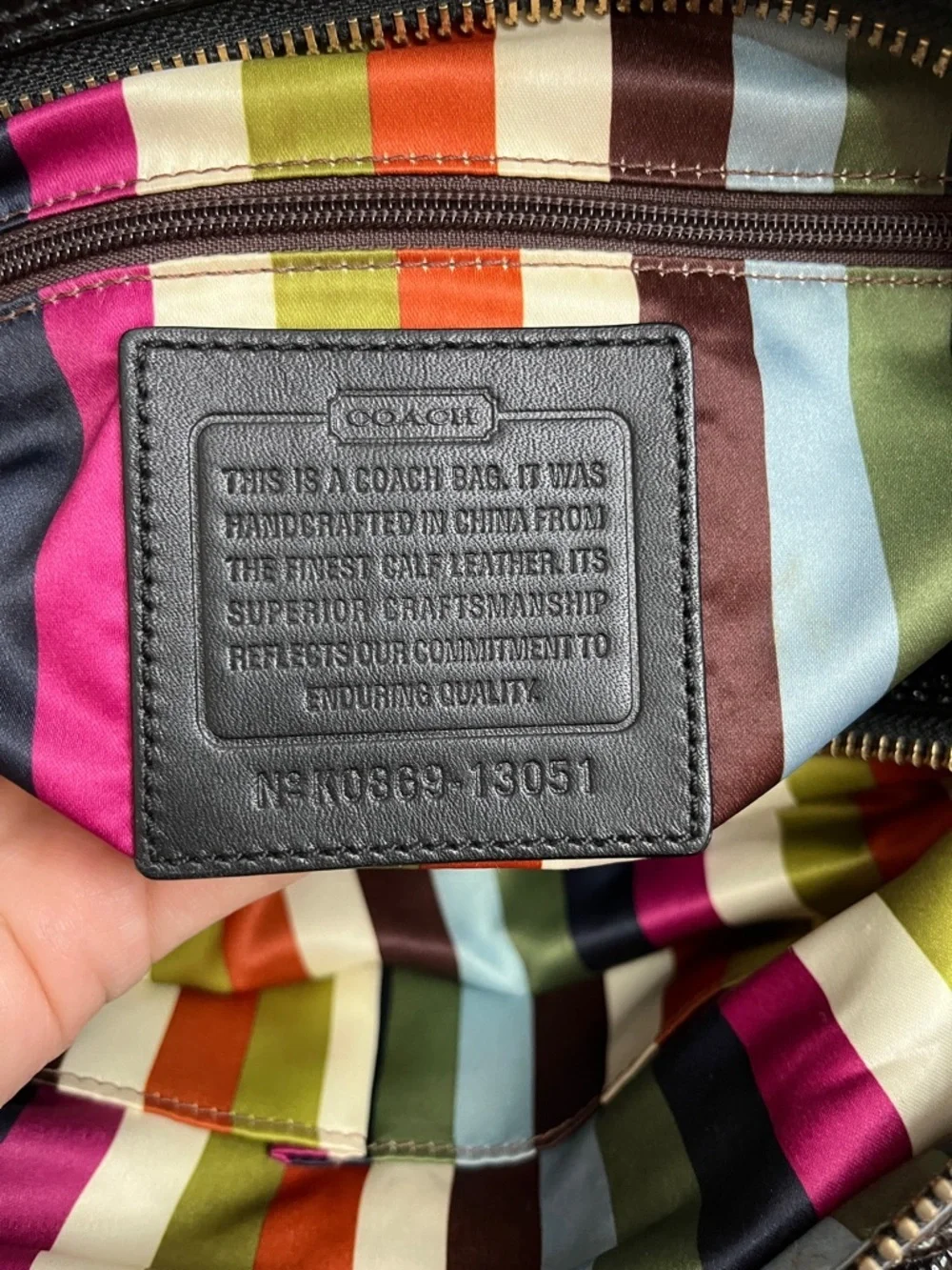 Coach Archive Limited Edition Patent Peyton Satchel 13051